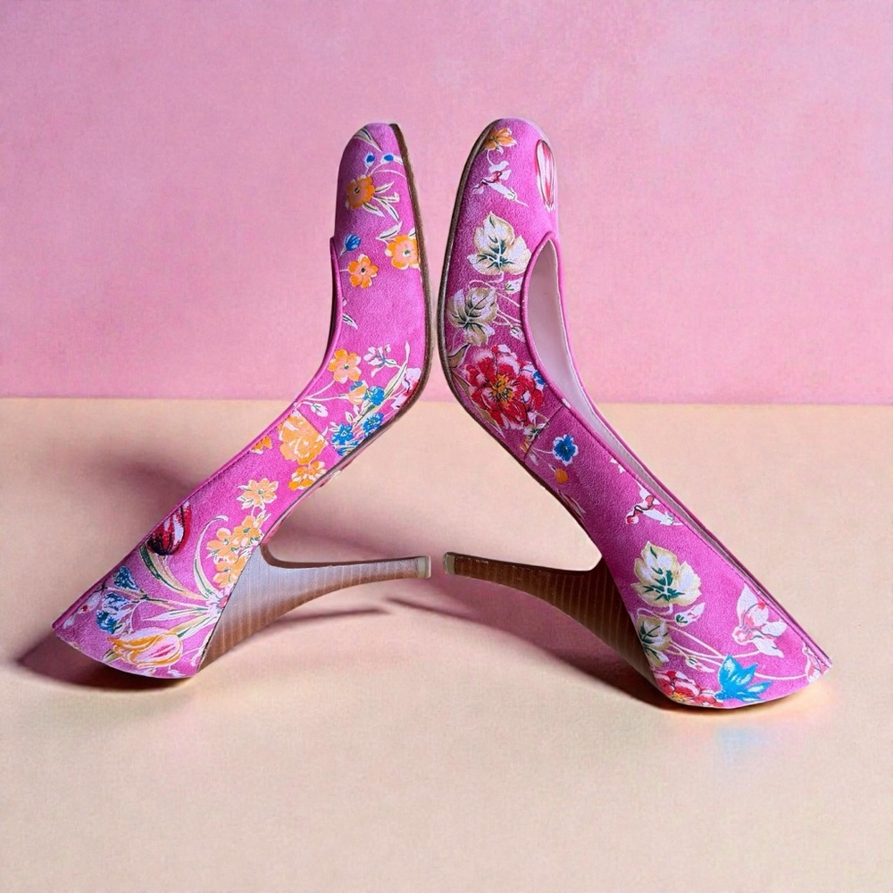 Betsy Johnson Garden Party Pumps size 7.5 - Picture 11 of 13